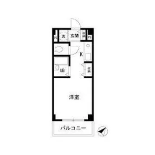 日興狛江マンション2【1階】の間取り