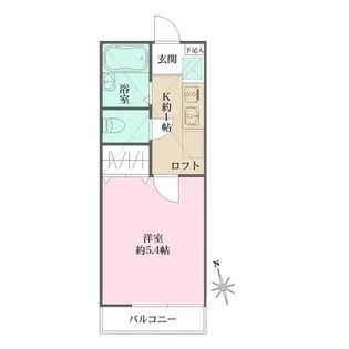 パティオ三宿【2階】の間取り