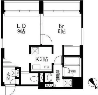 KDXレジデンス自由が丘【4階】の間取り