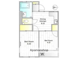 コーポキタムラ【3階】の間取り