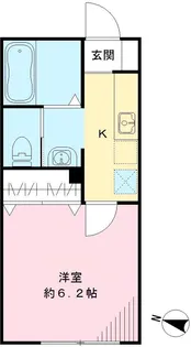 クレスト・K【105号室号室】の間取り