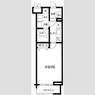 プライムアーバン中目黒【3階】の間取り