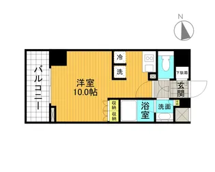 レジディア目黒Ⅳ【5階】の間取り