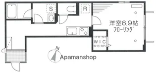 モンターニャダルジェント【1階】の間取り