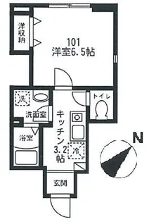 MEI MAISON メメゾン【101号室号室】の間取り
