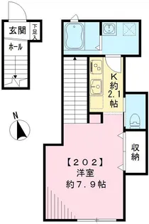 サニーヒルズ【202号室号室】の間取り