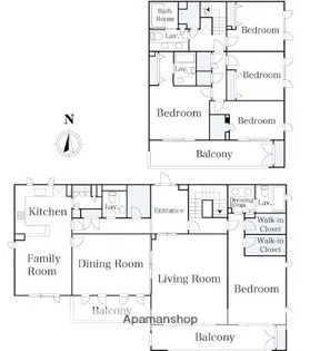 東京都目黒区駒場4丁目【マンション】の間取り