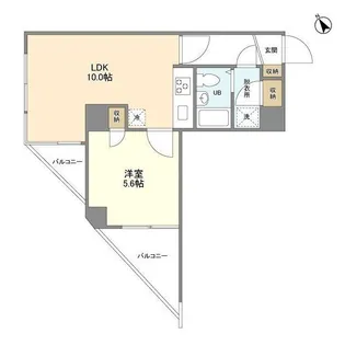 FUKASAWA614マンション【4階】の間取り
