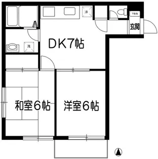 武蔵ハイツⅠ【3階】の間取り