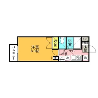 メゾン ド ラフィーネ【2階】の間取り