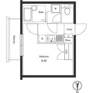 ヴェルト笹塚ツイン(Ⅱ棟)【0202号室】の間取り
