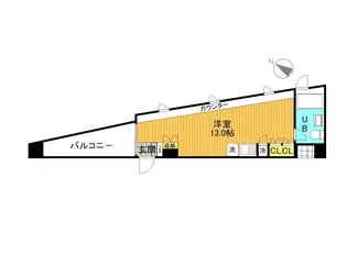 イプセ学芸大学【3階】の間取り
