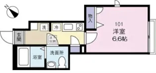 アレグーリア吉祥寺 II【1階】の間取り