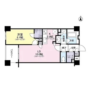 クレアホームズ新宿百人町【3階】の間取り