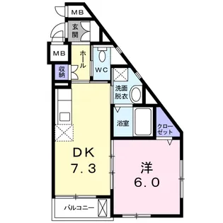 グラース・K【1階】の間取り