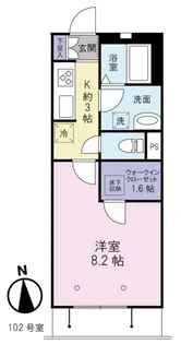オークハウス洗足【1階】の間取り