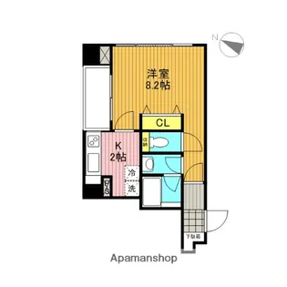 レジデンス町田【503号室】の間取り