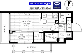 グランドコンシェルジュ三宿アジールコート【3階】の間取り