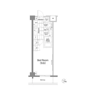パークハビオ笹塚【4階】の間取り