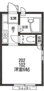 ドエル・ウッズ【202号室号室】の間取り