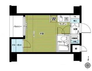 トーシンフェニックス落合駅前【4階】の間取り