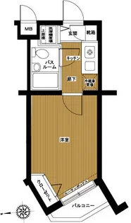 フェニックス芦花公園駅前壱番館【3階】の間取り