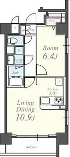 ル マノアール【5階】の間取り
