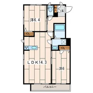 INTEGRALE【3階】の間取り