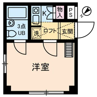 イリス三田【2階】の間取り