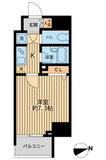 HF早稲田レジデンス【0404号室】の間取り