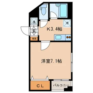 ソフィア中目黒【2階】の間取り