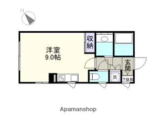 グランデッサ大山【1階】の間取り