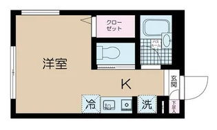 ラフィネ芦花公園A【3階】の間取り