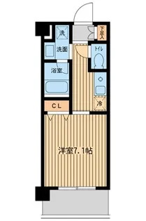 KDXレジデンス用賀【5階】の間取り