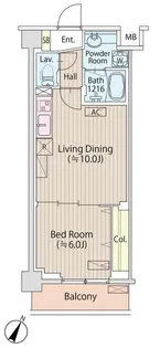 SASAZUKA TODAY【3階】の間取り