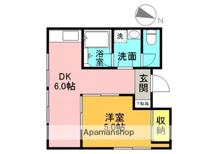 リバーサイドビル下井草【4階】の間取り