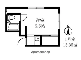 ドウェルさかえ【1階】の間取り