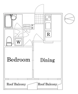 ルーブル井荻【5階】の間取り