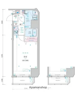 ジェノヴィア渋谷笹塚スカイガーデン【11階】の間取り