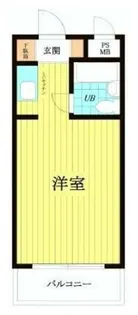 ユースフル祐天寺NO.2【2階】の間取り