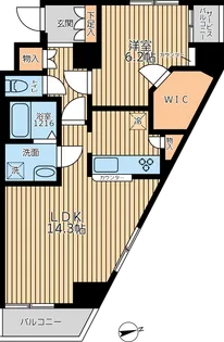 ARKMARK上北沢【2階】の間取り