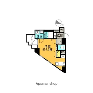 クレヴィスタ代田橋【2階】の間取り