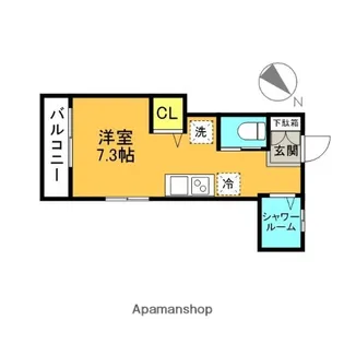 グランド天沼【1階】の間取り