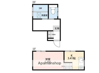 北沢4ビル【1階】の間取り