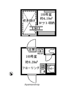 ソフィアジェラート【1階】の間取り