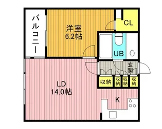 祐天寺イースト【3階】の間取り