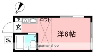 ペアパレス宮の坂【2階】の間取り