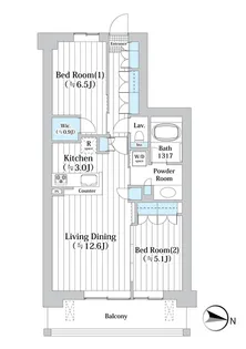 アビティグランデ砧 (C棟)【2階】の間取り