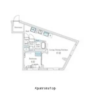 FIKA代々木上原【5階】の間取り