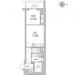 レジディア高円寺【2階】の間取り